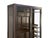 Vintage Dark Brown Oriental Treasure Glass Doors Display Curio Stack Cabinet For Sale - Image 11 of 13