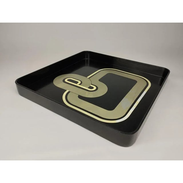 Plastic Tray with Pop Art Decor, 1970s For Sale - Image 4 of 10