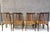 1960s Vintage Teak and Cord Dining Chairs, 1960s, Set of 8 For Sale - Image 5 of 11