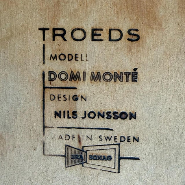Domi Monté Teak Bookcase with Four-Drawer Chest by Nils Jonsson for Troeds, 1960s For Sale - Image 11 of 12