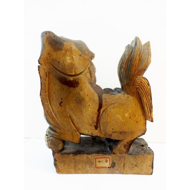 Antique Statue of Temple / Foo Dog Chairish