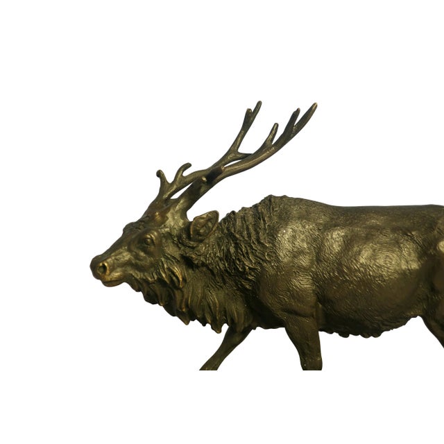 Deer Bronze (Northern Deer) by the Portuguese artist Miguel Fernando Lopez.