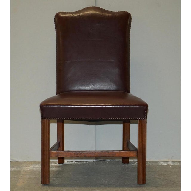 Leather Spencer House Desk Chair For Sale - Image 3 of 17