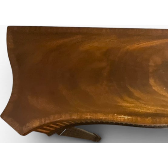 Auburn Henkel-Harris Virginia Galleries Federal Inlaid Flame Mahogany Hepplewhite Console Sofa Table For Sale - Image 8 of 18