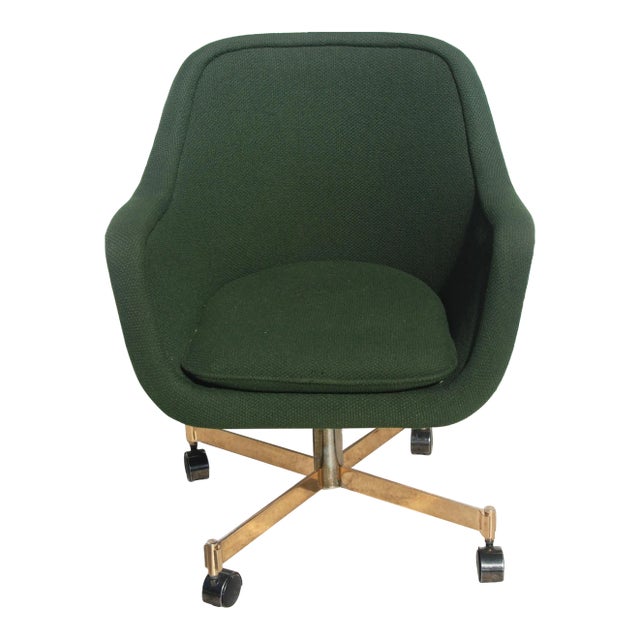 1970s Vintage Ward Bennett for Brickel & Associates Desk Conference Chair For Sale