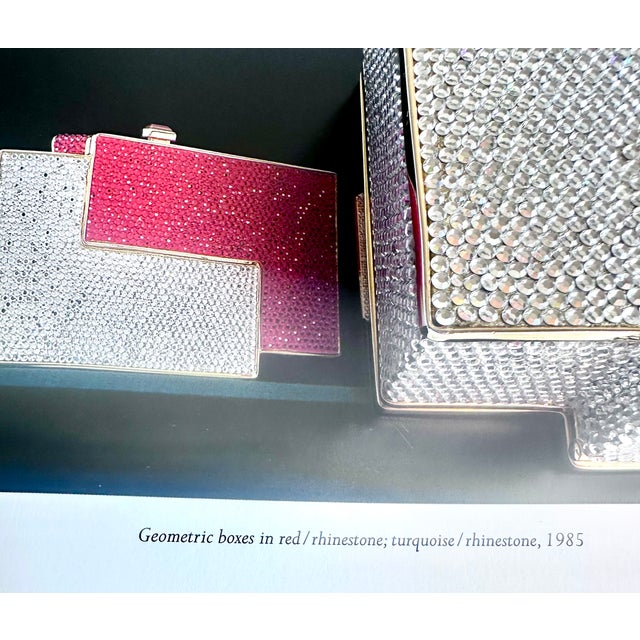 1985 Judith Leiber Crystal Tetris Minaudiere Evening Shoulder Clutch Handbag Vintage For Sale - Image 10 of 18