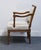 Wood High End Vintage Solid Cherry Italian Neoclassical Tuscan Style 24" Accent Arm Chair For Sale - Image 7 of 9