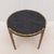 Pair of Side Tables in Black Shagreen With Bronze Patina Brass by R&y Augousti For Sale - Image 9 of 9