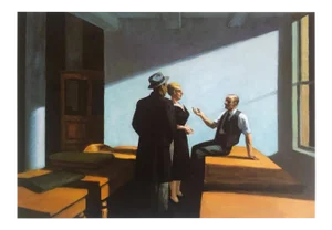 Edward Hopper Vintage 1993 Collector's Lithograph Print " Conference at Night " 1949