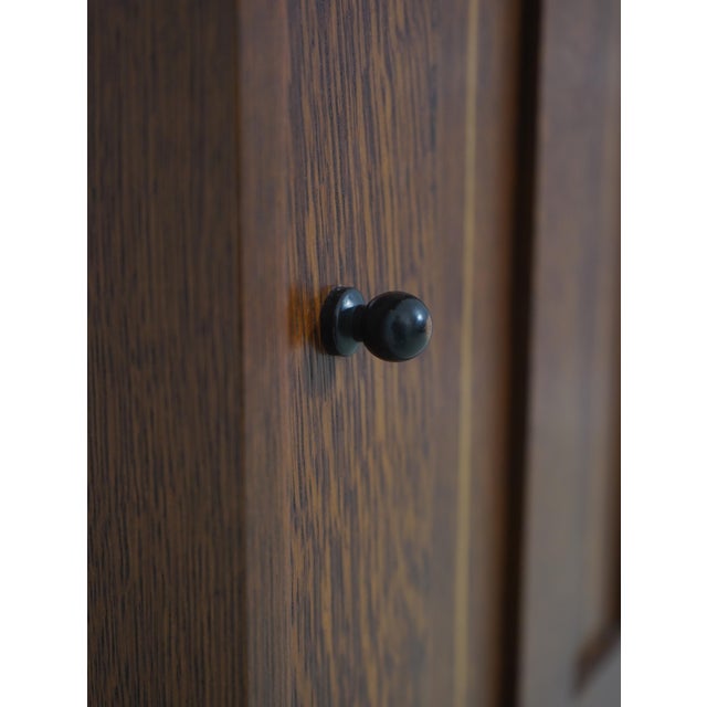Stickley Harvey Ellis 1 Door Inlaid Cabinet For Sale - Image 9 of 17