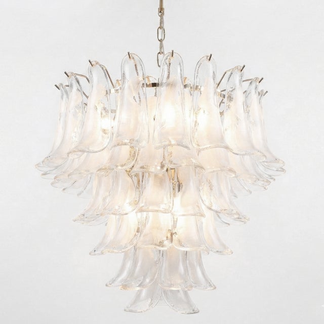 Murano Glass Callas Waterfall Chandelier, 1950s For Sale - Image 4 of 5