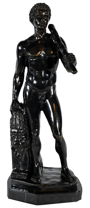 Gregroi, Hercules and the Lion of Nemaea, 1800s, Bronze
