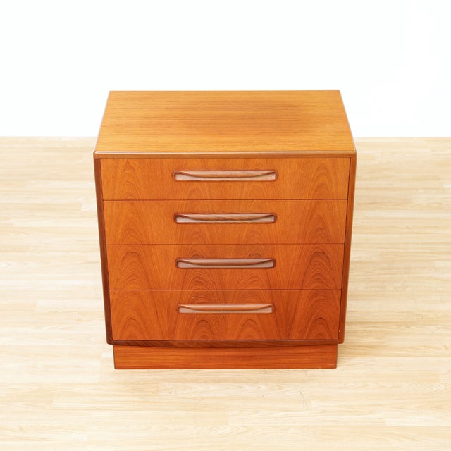 Wood Mid Century Teak Dresser Nightstand by G Plan For Sale - Image 7 of 10