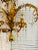 1960s Vintage Italian Palm Tree Tole Sconce For Sale - Image 5 of 10