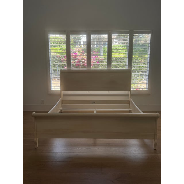 2010s Ethan Allen Sleigh Bed For Sale - Image 5 of 9