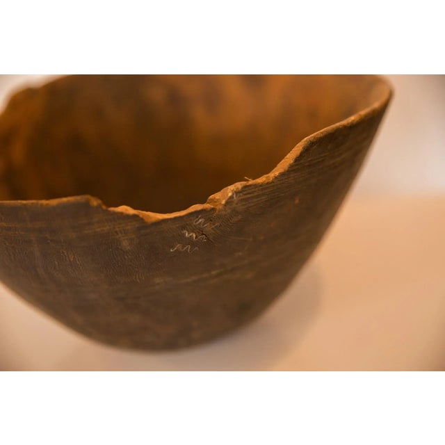 Vintage African Wooden Bowl For Sale In New York - Image 6 of 7