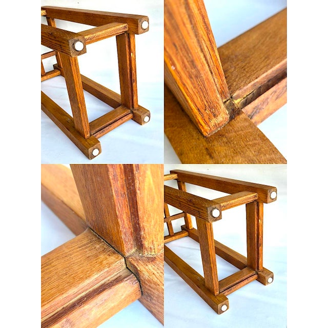 Early 20th Century Arts and Crafts Mission Stickley Style Oak Wood Umbrella Stand For Sale - Image 16 of 17