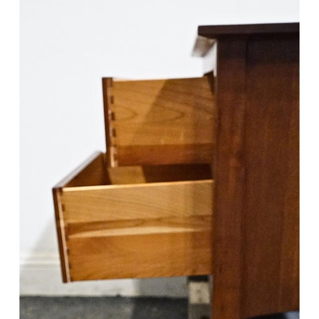 Brown Ethan Allen American Impressions Collection Solid Cherry 24" Two Drawer Nightstand 24-5406 For Sale - Image 8 of 14