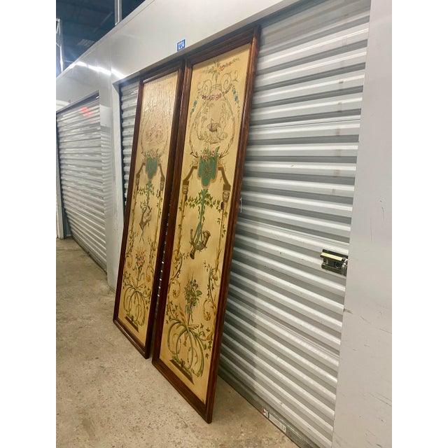 Neoclassical Theodore Alexander Decorated Wall Panel a Pair . For Sale - Image 3 of 12