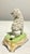 Mid-Century Modern MCM Dresden Germany Porcelain Poodle With Applied Floral Encrustation For Sale - Image 3 of 5