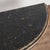 Wood 19th Century Swedish Black Pine Demi Lune Side Table Console For Sale - Image 7 of 13
