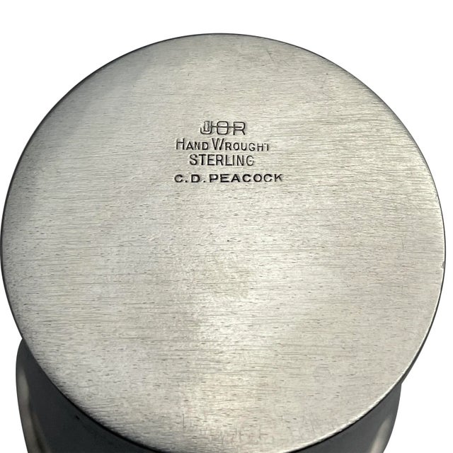 Sterling Silver Art Deco Mint Julep Cups For Sale - Image 9 of 12