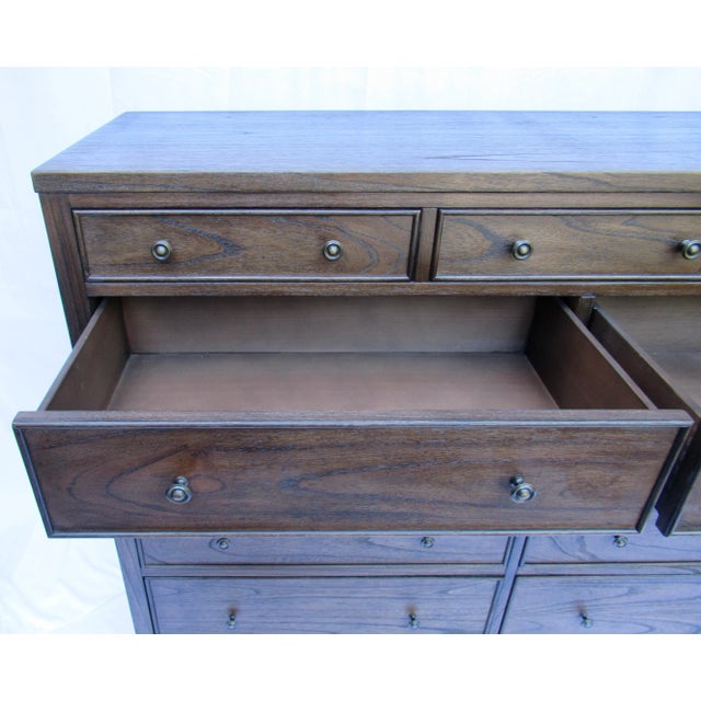 Arhaus Furniture Custom, "Pearson," 11-Drawer Highboy Chest, Dresser For Sale - Image 14 of 18