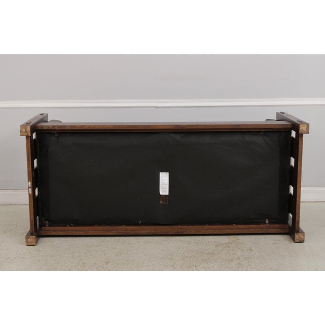 Stickley Mission Oak Settee Sofa For Sale - Image 14 of 18