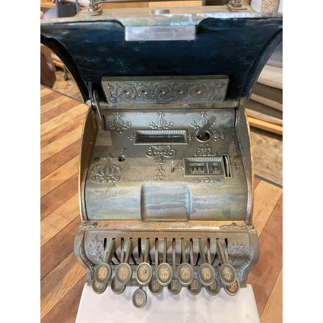Antique National Cash Register Model 313 - J J Preney For Sale In Los Angeles - Image 6 of 9