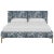 This low profile fully upholstered platform bed is a perfect piece for anyone looking to add a modern statement piece to...