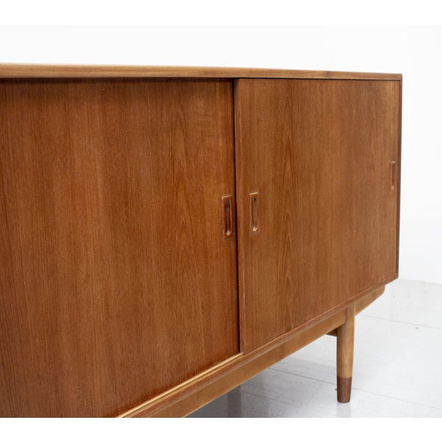 Mid-Century Danish Teak Sideboard by Børge Mogensen for Søborg Møbelfabrik, 1950s For Sale - Image 10 of 12