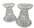 Transparent Vintage Gorham Crystal Reversible Candle Holder - Set of 2 For Sale - Image 8 of 12