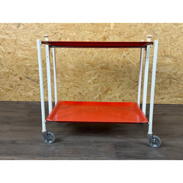 Vintage Space Age Serving Trolley, 1970s For Sale - Image 10 of 18