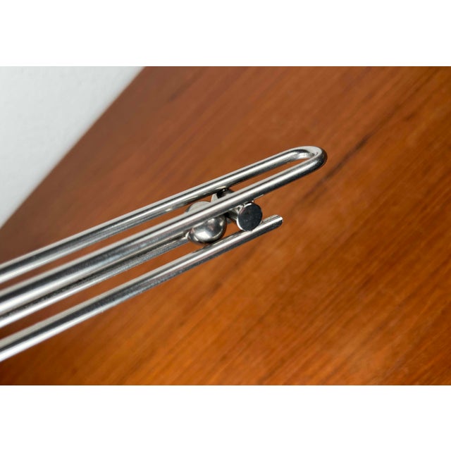 Silver Postmodern Danish Metal Bottle Opener by Bent Falk for Menu, 1980s For Sale - Image 8 of 16