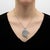 Vintage Berber Hand of Fatima/ Hamsa Sterling Silver Pendant With Geometric Motif For Sale - Image 9 of 9