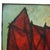 Textile Abstract Boat, 1950s, Oil Painting on Canvas For Sale - Image 7 of 13