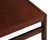 Mid Century CFC Silkeborg Danish Rosewood Square End Table Brass Trim For Sale - Image 15 of 17