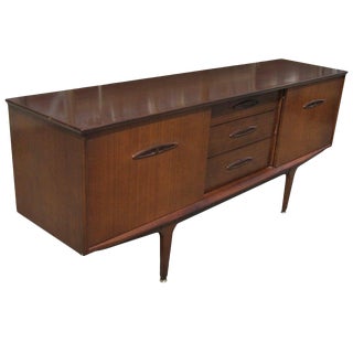 Danish Mahogany Credenza For Sale