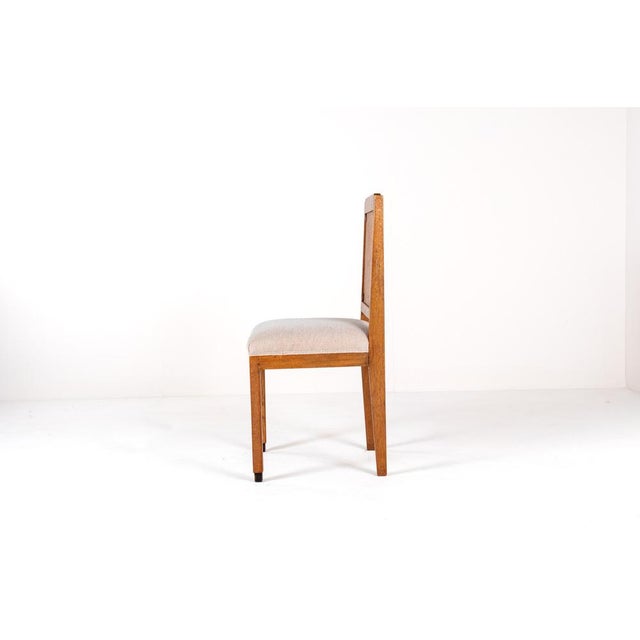 Dutch Art Deco Chair with Upholstered Seat For Sale - Image 3 of 10