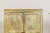 Wood Distressed Green Painted Indian Cabinet with Paneled Doors and Two Drawers For Sale - Image 7 of 12