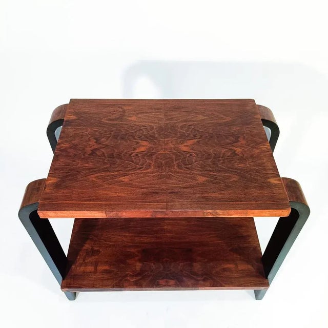 Osvaldo Borsani Art Deco Italian Sculptural Side Table in the style of Osvaldo Borsani, 1930s For Sale - Image 4 of 14