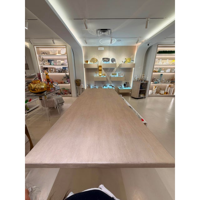 Theodore Alexander Contemporary Rectangular Dining Table For Sale - Image 4 of 6