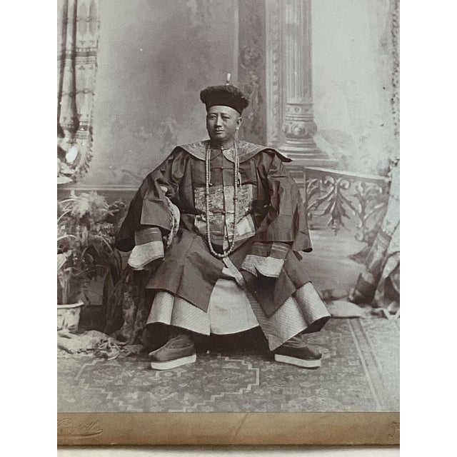 Chinese Antique C. Kleingrothe Photograph Chinese Official Stafhell Medan Deli Sumatra For Sale - Image 3 of 10