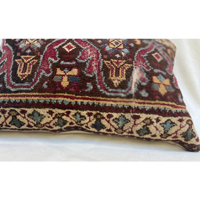 Traditional Pillow With Antique Rug For Sale - Image 3 of 8