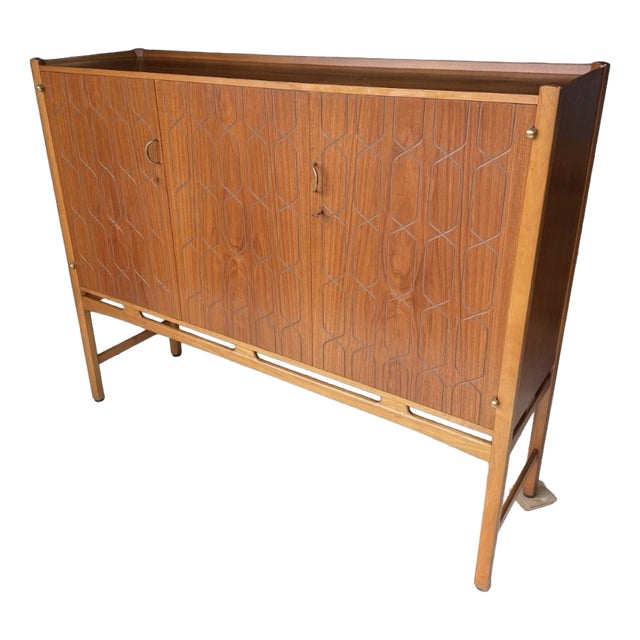 Mid-Century Modern Swedish High Sideboard by David Rosen for Westbergs Möbler For Sale