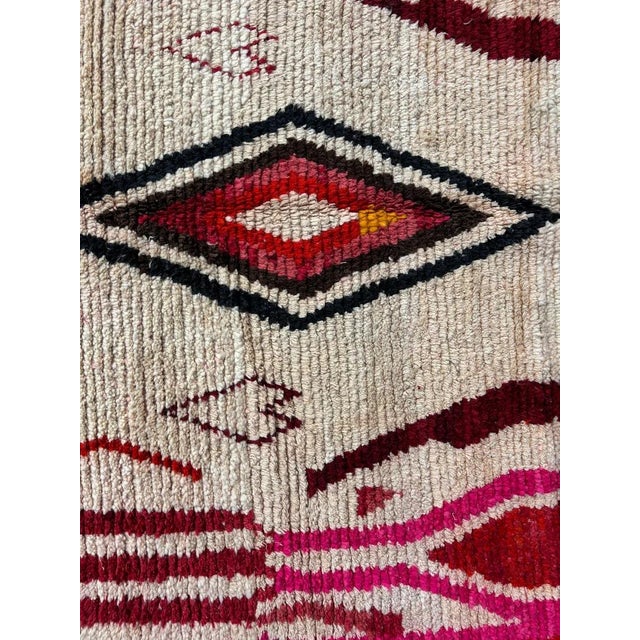 Moroccan Artist Boho Chic Moroccan Rug For Sale - Image 4 of 6