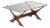 Erebro Glass Condror Walnut & Glass Coffee Table by Fredrik Schriever-Abeln For Sale