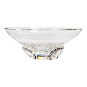 Vintage Crystal Art Glass Steuben Bowl on Tripod Base