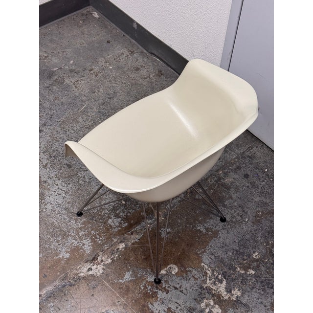 Cream Charles & Ray Eames for Herman Miller Eames Armchair For Sale - Image 8 of 12