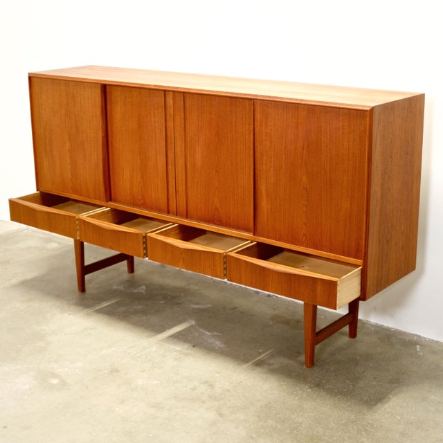 Sejling Skabe Tall Sideboard / Highboard Designed by e.w. Bach For Sale - Image 16 of 17